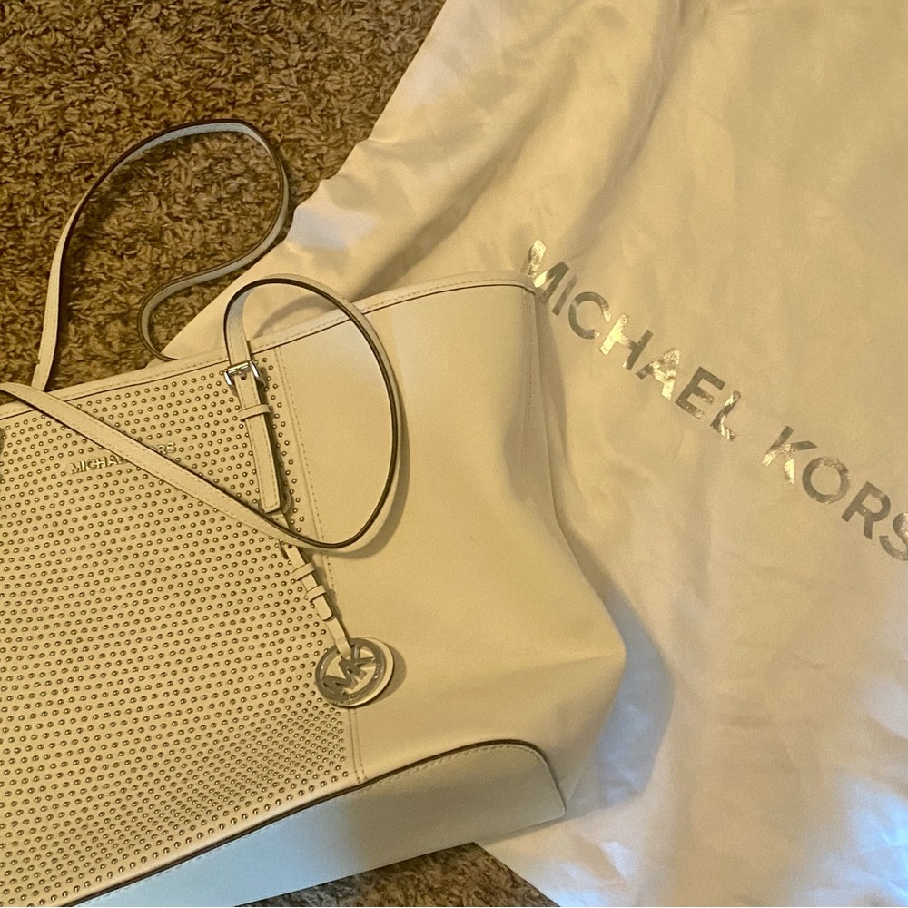 Michael Kors large shoulder bag with studs
